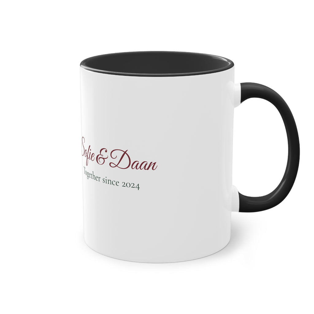 Two of Us — Personalised Couple's Mug with Names & Year