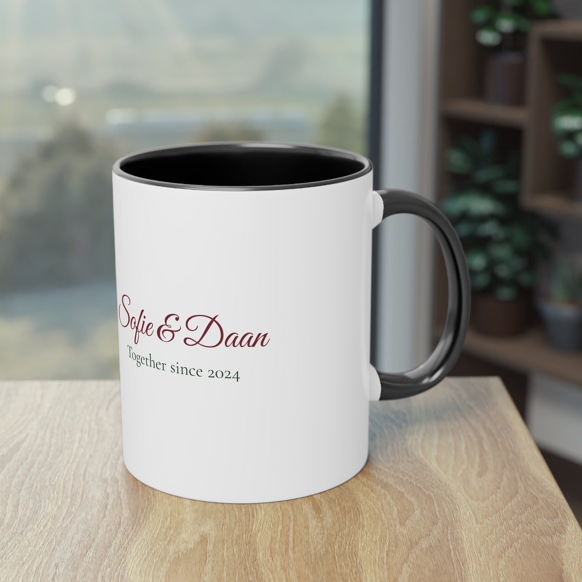 Two of Us — Personalised Couple's Mug with Names & Year