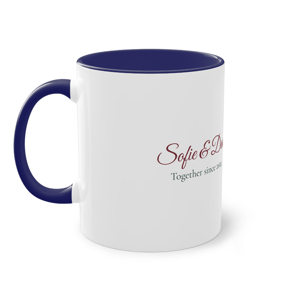 Two of Us — Personalised Couple's Mug with Names & Year