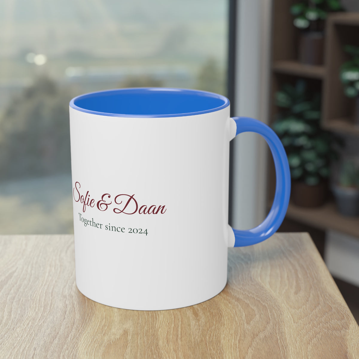 Two of Us — Personalised Couple's Mug with Names & Year
