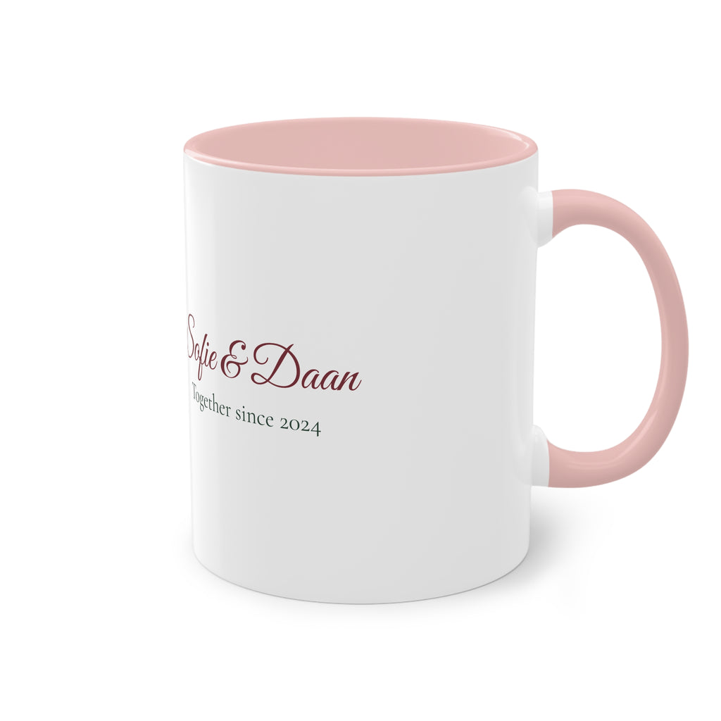 Two of Us — Personalised Couple's Mug with Names & Year