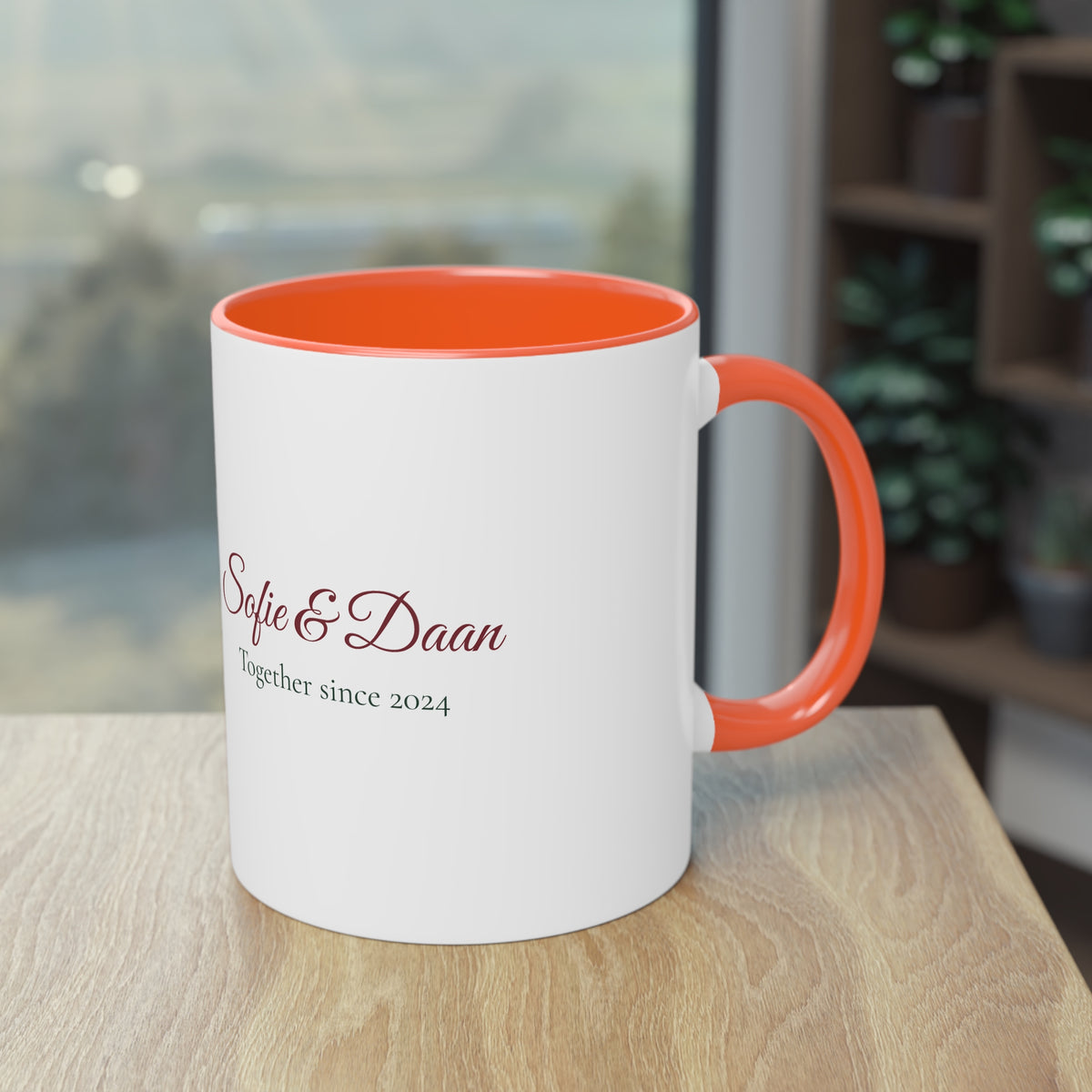 Two of Us — Personalised Couple's Mug with Names & Year