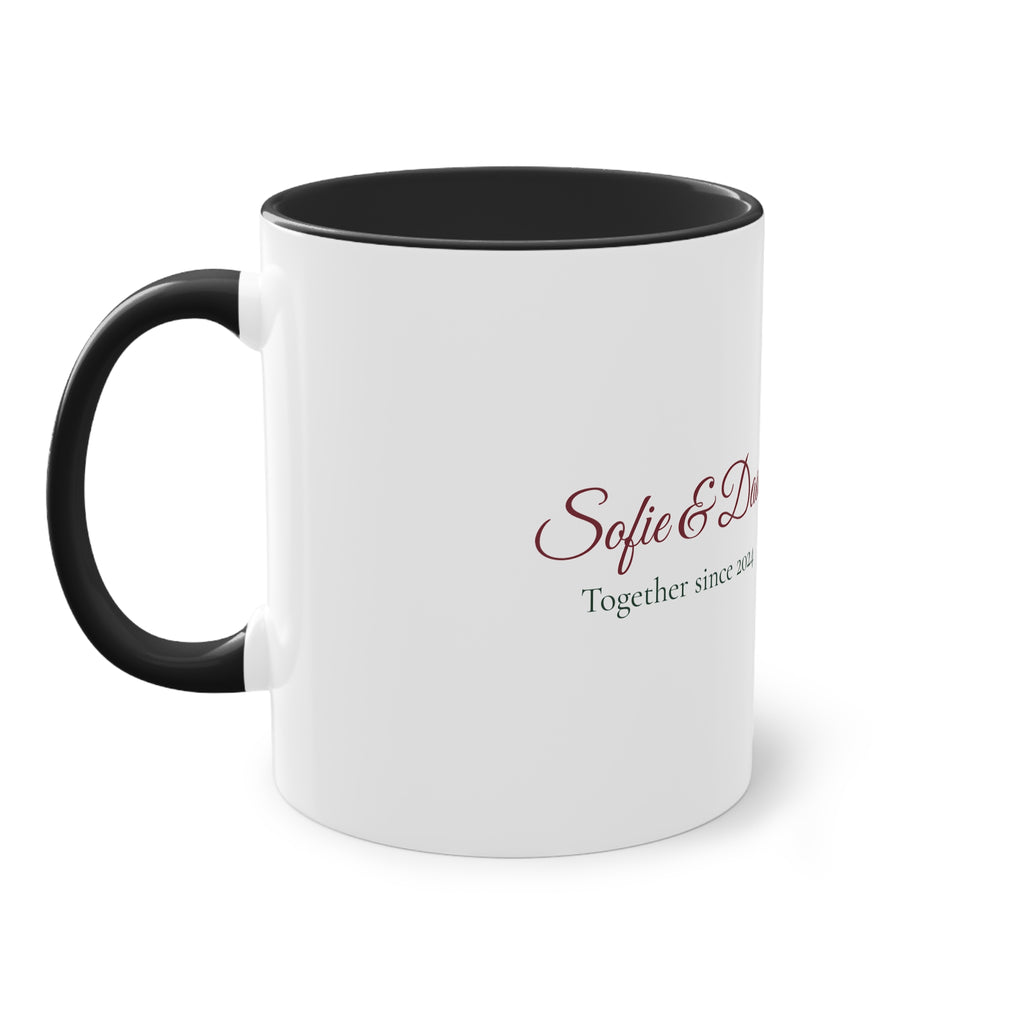 Two of Us — Personalised Couple's Mug with Names & Year